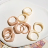 Мультяшное прозрачное кольцо ручной работы