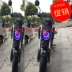 Wangjiang con búp bê lớn xe máy điện m3 sửa đổi nhỏ khỉ đèn pha Q5 mắt thiên thần Haila sửa đổi ống kính mắt ma quỷ đèn pha xe máy vuông Đèn HID xe máy
