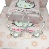 S990 New Kitty màu tách vòng đeo tay em bé Vòng tay bạc nguyên chất Mới hàng trăm ngày Hello Kitty Lantern Bracelet - Vòng đeo tay Cuff