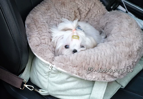 Spot R Корейская версия домашних животных и собак Тедди Кингс Летнюю осень осень и зимняя машина выходит из сумки гнездо.