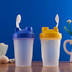 Lắc cup thể dục thể thao cup bột protein lắc cốc cốc nhựa ấm đun nước với quy mô trộn xách tay công suất lớn cup bình uống nước thể thao Ketles thể thao