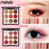 Trang điểm chính hãng NOVO 5168 Princess Rhapsody 9 Color Eyeshadow Palette Kết hợp Pearl Light Color Bean Paste - Bóng mắt