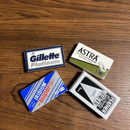 Старомодная двусторонная безопасная бритва, мужское лезвие, самолет