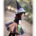 Trẻ em Halloween trang phục phụ huynh-trẻ em cô gái pettiskirt phù thủy cosplay trang phục hóa trang áo len bé trai Trang phục
