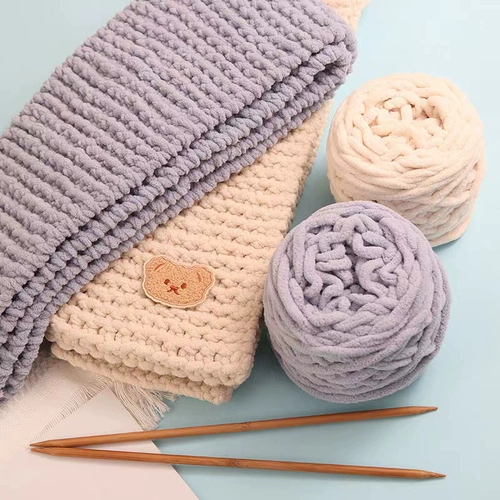 Мягкий плетеный шарф ручной работы, крючок для вязания, тапочки подходит для мужчин и женщин, набор материалов, «сделай сам»