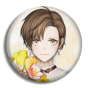 Значок Mystic Messenger Mysterious Messenger, металлический пин 58 мм, полностью металлический
