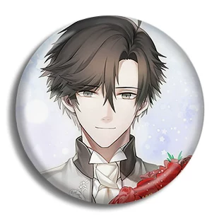 Значок Mystic Messenger Mysterious Messenger, металлический пин 58 мм, полностью металлический