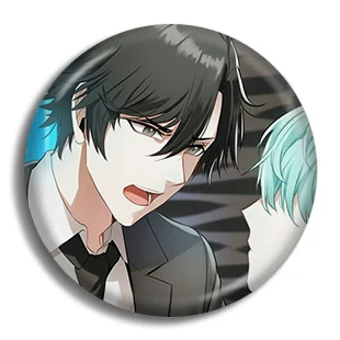 Значок Mystic Messenger Mysterious Messenger, металлический пин 58 мм, полностью металлический