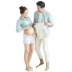 Cho thuê 816 phụ nữ mang thai cặp đôi ảnh quần áo mới studio chụp ảnh đôi nam nữ ảnh nghệ thuật quần áo ao bau xiteen Áo thai sản