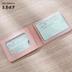 Đầy màu sắc macarons mỏng người đàn ông và phụ nữ lái xe giấy phép bao da động cơ xe lái xe giấy phép hai bộ tài liệu sáng tạo gói thẻ bao da hộ chiếu Túi thông tin xác thực