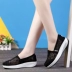 Giày vải mùa xuân nữ cũ Bắc Kinh giày vải đơn giày rocking giày thoáng khí giày ren nữ giày thông thường 34 giày cỡ nhỏ nữ giầy nữ cao cấp Plimsolls