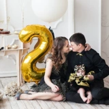 Цифровой детский воздушный шар, 32 дюймов, подарок на день рождения