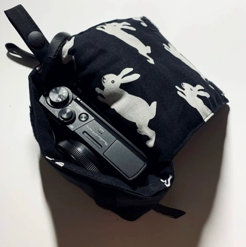 Брендовый милый кролик, система хранения, камера, черная защитная сумка для техники, Южная Корея, новая коллекция