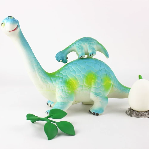 Мультяшный динозавр из пластика из мягкой резины, игрушка, юрский период, тираннозавр Рекс, птерозавр