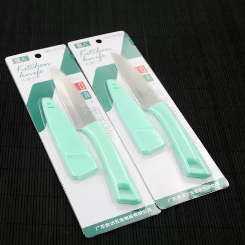 Сильный человек 6102 фруктовый нож, не расколочный с домом для ножек с нержавеющей сталью для очистки ножа кухонные овощи, чтобы очистить нож