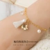Tình yêu và nhà sản xuất Bai Qi Lady Nữ Gold Ginkgo Bracelet Cos trò chơi trang sức phái sinh ngoại vi vòng gỗ Vòng đeo tay Clasp
