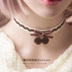 Caramel Macchiato bánh sô cô la phụ kiện tóc LOLITA tóc bóng bông tai CHOKER Nhật Bản hand made đồ trang sức ban đầu cột tóc scrunchies Phụ kiện tóc