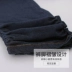 Màu nâu vàng đàn hồi eo denim cắt quần phụ nữ mùa hè phần mỏng bông rửa mỏng mỏng kích thước lớn chất béo mm