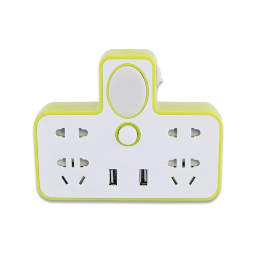 Домохозяйство конвертер конвертер многофункциональный беспроводной разъем USB Mobile Phone Зарядная полоса Light Night Light