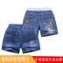 Trai quần short denim 2018 mới 7 mùa hè mặc 9 thời trang Hàn Quốc 11 phần mỏng trẻ em lớn trẻ em quần nóng 13 tuổi Quần jean