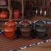 Kungfu tea set hộ gia đình trà bát tím cát ba bát chén gốm lớn bìa bowl set với nắp sản xuất bia trà bát Trà sứ