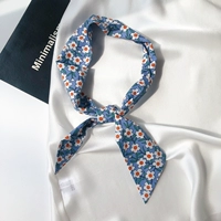 Хлопковая повязка на голову, шейный платок, украшение для ногтей, шарф, цветочный принт