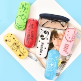 Мультяшные свежие ретро модные очки, детская милая коробка для хранения