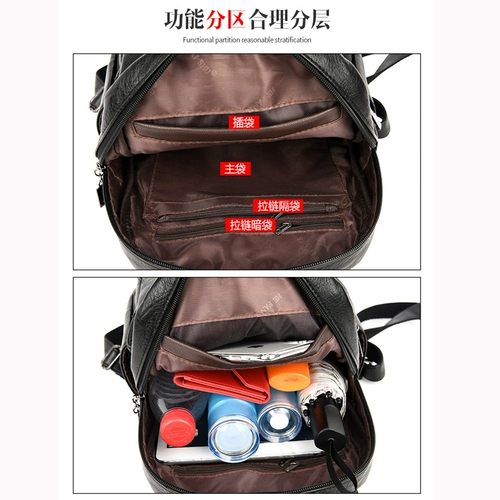 Кенгуру, рюкзак, универсальная вместительная и большая кожаная сумка через плечо для путешествий, из натуральной кожи, коллекция 2021, в корейском стиле