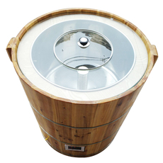 Печь 自动恒温电热烧饼木桶炉子黄山烧饼炭烧酥饼保温桶炉子热风旋转