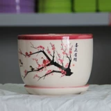 Керамический цветочный горшок, большой корсет на тазовое кольцо, простой и элегантный дизайн, китайский стиль