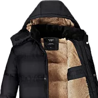 Mùa thu quần áo người đàn ông trung niên cộng với nhung dày áo ấm bên ngoài mặc vest người lớn kích thước lớn cắt vai vest áo khoác áo cotton