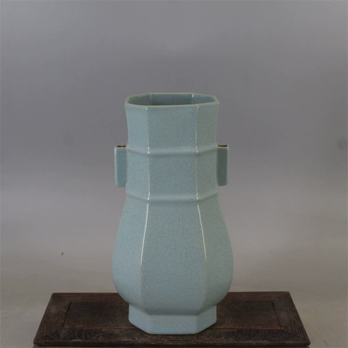 Песня ru kiln tianqing glaze тонкая шина открытая бутылка для ушей антикварные ветераны фарфоровые антикварные фарфоровые украшения