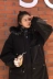 Zhuangzhuang mùa đông mới chic fur collar đen bông phù hợp với phần dài lỏng Hàn Quốc phiên bản của phụ nữ bông dày hồ sơ thủy triều áo phao siêu nhẹ uniqlo nữ Bông