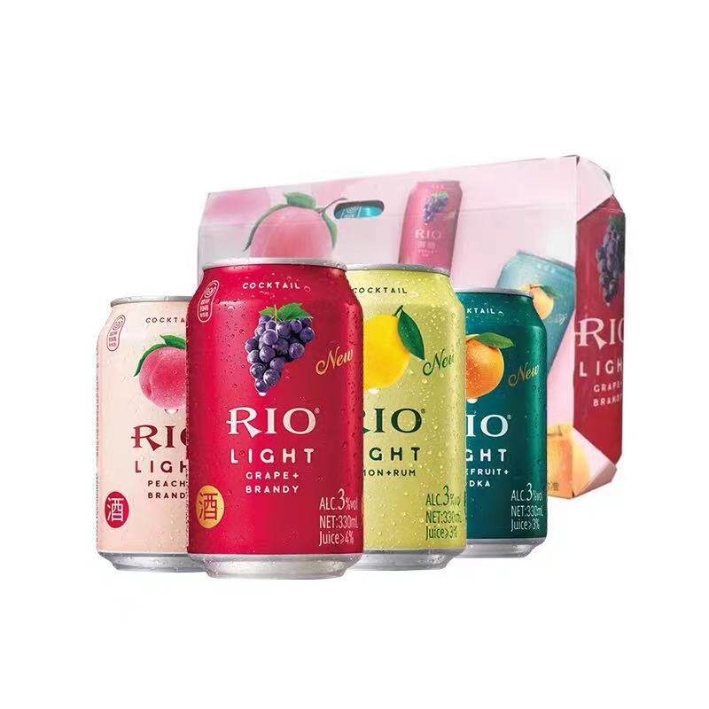 rio锐澳微醺鸡尾酒330ml6罐