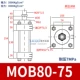 Thanh giằng Xi lanh thủy lực hai chiều Xi lanh nhẹ MOB 32/40/50/63/80/100-50/150/200LB-FA