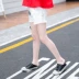 Cô gái trắng quần short denim 2018 mới lớn trẻ em Hàn Quốc phiên bản giản dị mùa hè thời trang trẻ em quần lỗ thủy triều