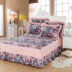 Cotton mùa xuân, mùa hè và mùa thu cotton bed bed ren bed bed bed bốn bộ bộ đồ giường 1,5m1,8 2 m - Váy Petti giường váy Váy Petti