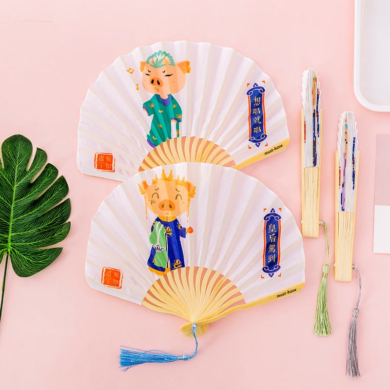 Cute My Melody PVC Girls Summer Bamboo Handheld Folding Fan Summer Cooling Fan
