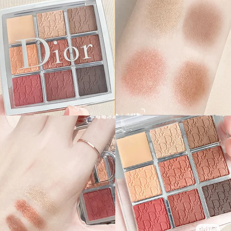 [Снижение остатков склада] Пудра для век Bing серый кофе Dior Dior палетка тен 9 цветов 002 прохладные нейтральные