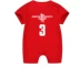 Mùa hè em bé tên lửa Lakers James Kobe Chiến binh Curry Harden em bé romper - Áo liền quần bodysuit cotton cho bé Áo liền quần