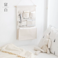Японский подвесной органайзер, ткань, коробочка для хранения, система хранения, из хлопка и льна