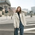 2018 đầu mùa thu mới chic đầu máy pu leather quần áo nữ Hàn Quốc phiên bản của lỏng thường dài tay áo khoác da ngắn áo triều ao khoac da nu Quần áo da