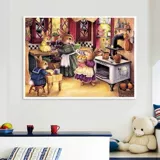 Apple, мультяшный фруктовый чай для гостиной, чайная чашка, кролик, DIY, коллекция 2023, с вышивкой