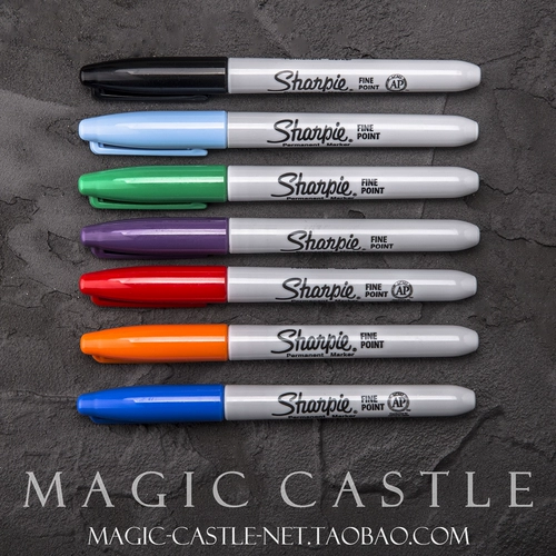 Американская подлинная Shanpie Magic Signature Signature Signature Pen yif Blue Signature Fast Dry Dry