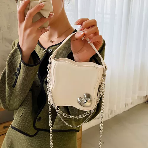 Весенняя летняя небольшая дизайнерская небольшая сумка, модная универсальная сумка через плечо, цепь