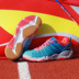 Li Ning giày cầu lông giày của phụ nữ đích thực Lin Dan đa chiều tăng tốc TD giày thể thao thoáng khí AYTK078 giày the thao nữ màu trắng Giày cầu lông