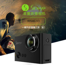 видеокамера sioeye喜爱v3直播相机运动相机4g网络4k高清wifi户外直播防水相机