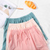 Mùa hè mới cô gái pyjama quần short cotton mùa hè mỏng xù lông nhà quần thường màu rắn quần - Quần tây quần tây nam đẹp Quần tây