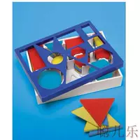 Детская познавательная логическая игрушка, квадратный круглый сундук с сокровищами, геометрический треугольник, сортировка