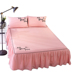 Rắn giường váy bedspread mảnh duy nhất cho một giường bìa trượt Hàn Quốc 1,8 1,5 2.0m mét bảo vệ tay áo bụi che - Váy Petti 	chân váy giường Váy Petti